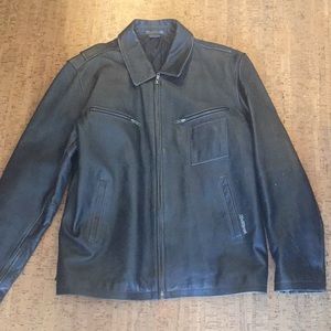 Men's leather jacket